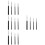 16Pcs Black Professional Painting Ruling Pens Plastic Metal Draw Tools 6