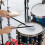 Nylon Drumsticks for Adults with Non-Skid Covers Black Durable 4