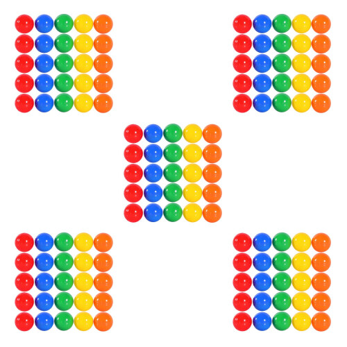 250Pcs Lightweight Plastic Balls Openable Colored Party Balls 2