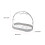 Iron Mug Holder Stand with 6 Hooks, 40cm Base, Silver 2