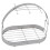 Iron Mug Holder Stand with 6 Hooks, 40cm Base, Silver 12