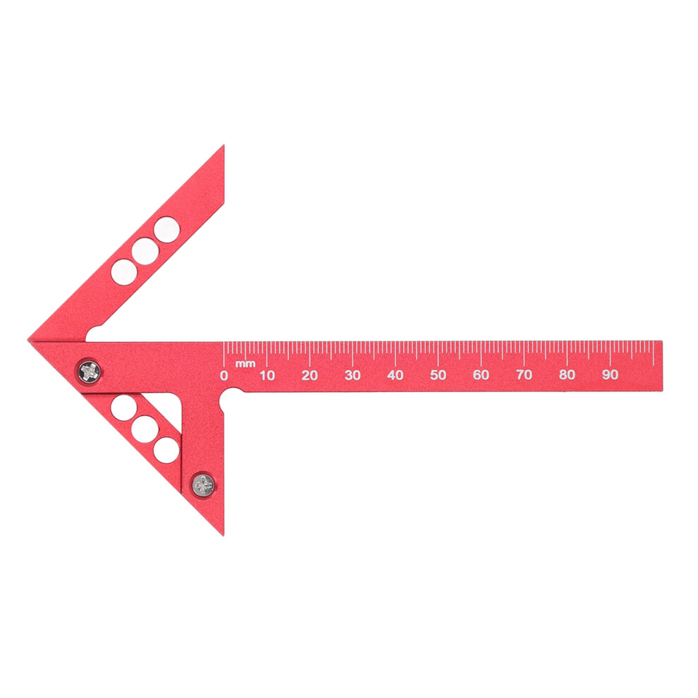 Woodworking Center Line Scriber Aluminum Alloy 45 Angle Finder Marking Tool 8461387493816