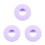 3Pcs Durable Lavender Silicone Protective Tracer Sleeve with Pin 4