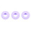 3Pcs Durable Lavender Silicone Protective Tracer Sleeve with Pin 8