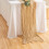Pleated Polyester Table Runner 90400cm in 8 Colors, Foldable 3