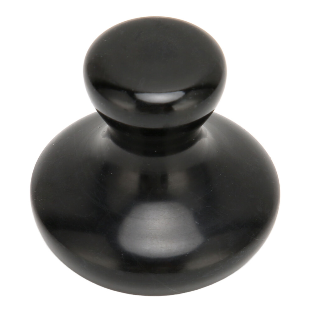 Unisex Mushroom Bian Stone Massage Hot Stone 4.5Cm For Spa & Therapy