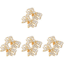 4Paare Leichte Goldene Schuhclips Damen Schmuck Deko