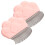 4Pièces Peignes Pet Toilettage Patte Chat Poils Rose 8