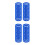 48Pièces Bracelets Souvenirs Silicone Bleu Pour Diplômés 1