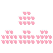 40Pièces Boules Souples En PVC Rose Pour Jouets Sensoriels Et Crochet