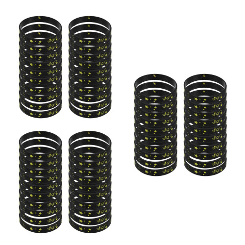 72Pièces Bracelets Silicone Remise 2025 Élégants