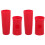 2Ensembles Étuis Manche Microphone Silicone Rouge Usage Polyvalent 1
