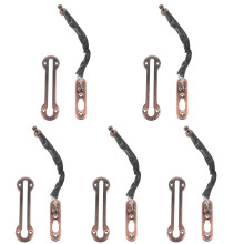 5Pièces De Acier Cuir Pour Porte Maison