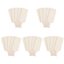 25Pièces Petite Planche Bois Pour Bricolage & Service Cuisine Ivoire