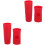 2Ensembles Étuis Manche Microphone Silicone Rouge Usage Polyvalent 3