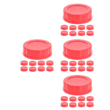 40Pièces Caps Rouge PP Étanche Pour Large