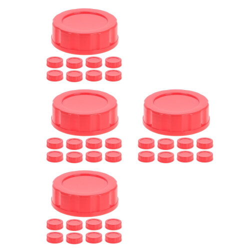 40Pièces Caps Rouge PP Étanche Pour Large 2