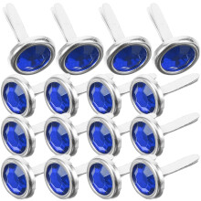 100Pièces Brads Décoratifs Bleus En Fer Pour Bricolage Scrapbook