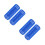 48Pièces Bracelets Souvenirs Silicone Bleu Pour Diplômés 6