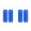 48Pièces Bracelets Souvenirs Silicone Bleu Pour Diplômés 7