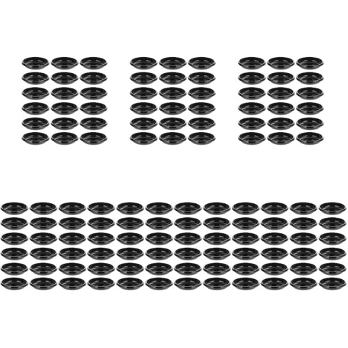 700Pièces Ronde Assiettes À Sauce Noir Usage