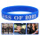 48Pièces Bracelets Souvenirs Silicone Bleu Pour Diplômés 9