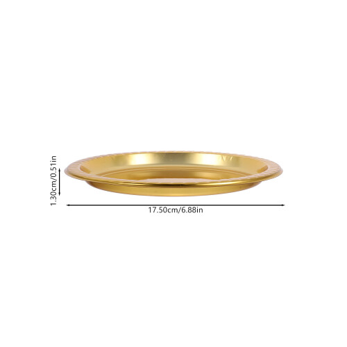 80Pièces Plateau Décoratif Or Pet Pour Snacks 1