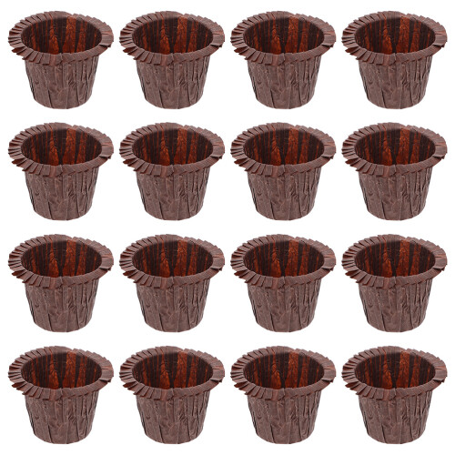 100Pcs Coffee Paper Cupcake Liners Durable Muffin Cups for Baking 2
