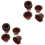 100Pcs Coffee Paper Cupcake Liners Durable Muffin Cups for Baking 4