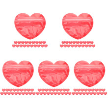 100Pcs Small Red Jewelry Pouches Portable Sealing Bags for Storage Use