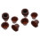 100Pcs Coffee Paper Cupcake Liners Durable Muffin Cups for Baking 5