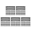 50Pcs Black Plastic Cover Durable Outdoor Protector 1