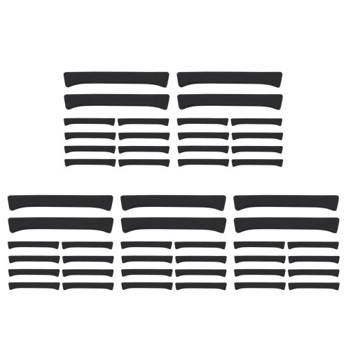 50Pcs Black Plastic Cover Durable Outdoor Protector