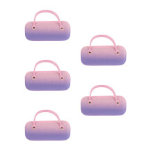 5Pcs Compact Hard Plastic Glasses Case Portable Storage for Women Kids