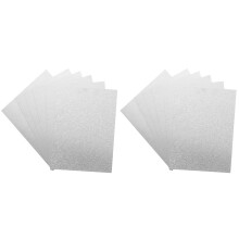 12Pcs Sublimation Metal Photo Sign Blanks Silver Aluminum Material