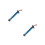 2Pcs Blue Cycling Pump Portable Floor Pump for Inflation 4