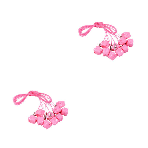 20Pcs Pink Kids Teeth Organizer Keepsake Milk Tooth Case Portable