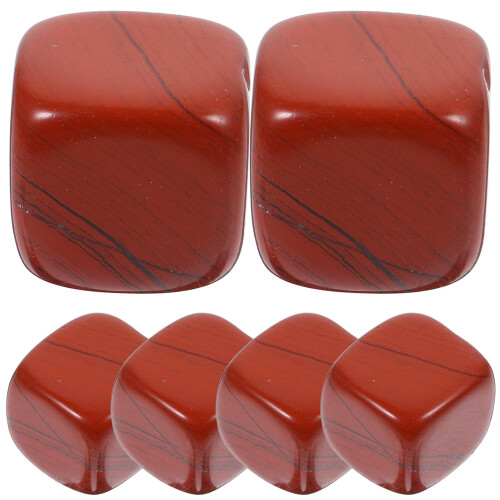 24Pcs Dark Red Crystal Whiskey Stones Reusable Ice Cubes for Drinks 2