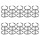 40Pcs Black Loose Leaf Binder Rings Smooth Surface Metal Book Clips 3