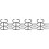 40Pcs Black Loose Leaf Binder Rings Smooth Surface Metal Book Clips 5