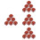 24Pcs Dark Red Crystal Whiskey Stones Reusable Ice Cubes for Drinks 7
