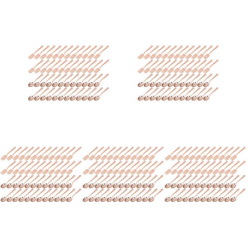 240Pcs Rose Gold and Set for Home Use