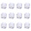 72Pcs Silver PVC Clear Cake Containers for Storage and Display 2