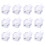 72Pcs Silver PVC Clear Cake Containers for Storage and Display 3