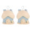 2St Creatieve Plastic Champignon Spaarpot Leuk Ornament Voor Thuis 1