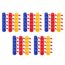 50Sets Kids Magic Props Plastic Trick Cups and Balls Set