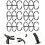 40Pcs Black Loose Leaf Binder Rings Smooth Surface Metal Book Clips 11