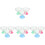 12Pcs As Plastic Ice Cream Dessert Bowls Footed Cups Assorted Colors 1