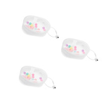 3Pcs Portable Transparent PVC Doll Bag Large Capacity Toy Carrier