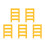 5Sets Yellow Plastic Tool Storage Rack Wall Mount Tape Measure Holder 6